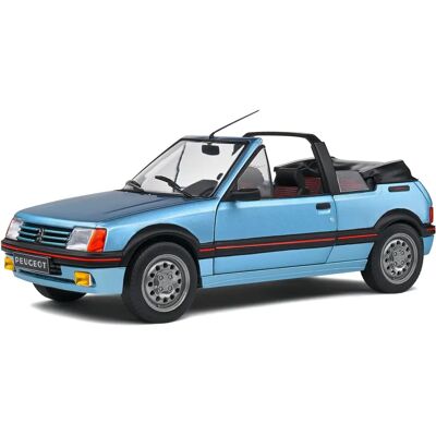 Solido Peugeot 205 CTI MKI 1989 - Blau - Metallmodell Solido Peugeot 205 CTI MKI 1989 - Blau - Metallmodell