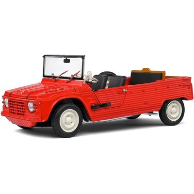 Modèle réduit CITROËN Mehari 1970 - 1:18 - Métal - Rouge - Publicité Modèle réduit CITROËN Mehari 1970 - 1:18 - Métal - Rouge - Publicité