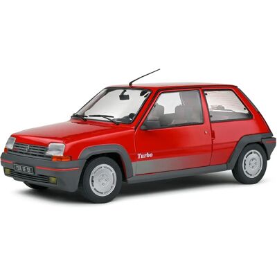 Solido Renault 5 GT Turbo Fase 2 Rosso 1:18 - Modellino auto Solido Renault 5 GT Turbo Fase 2 Rosso 1:18 - Modellino auto