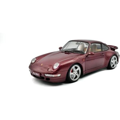 Solido Porsche 911 (993) Turbo 1997 Rood - Speelgoedauto Solido Porsche 911 (993) Turbo 1997 Rood - Speelgoedauto