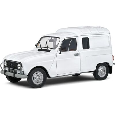 Solido - Renault 4LF4 - 1:18 - Blanco - Die-cast model car Solido - Renault 4LF4 - 1:18 - Blanco - Die-cast model car
