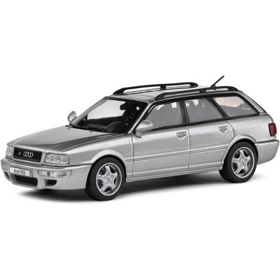 Solido Audi Avant RS2 Argent Polaire - Voiture miniature en zamac - Publicité Solido Audi Avant RS2 Argent Polaire - Voiture miniature en zamac - Publicité