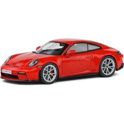 Modèle Porsche GT3 Touring Solido - Rouge 1/43 - Voiture en zamac Modèle Porsche GT3 Touring Solido - Rouge 1/43 - Voiture en zamac