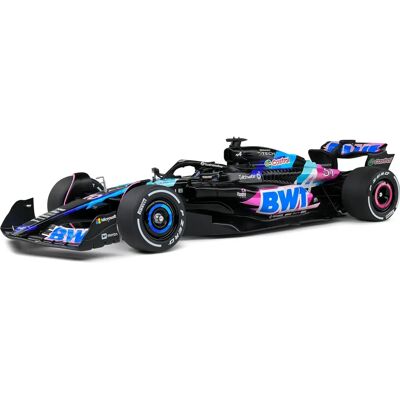 Solido A524 Model Car - Scale 1:18, Blue, E. Ocon - Model Car Solido A524 Model Car - Scale 1:18, Blue, E. Ocon - Model Car