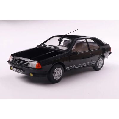 Solido Renault Fuego Turbo Svart 1980 - Minibil Solido Renault Fuego Turbo Svart 1980 - Minibil