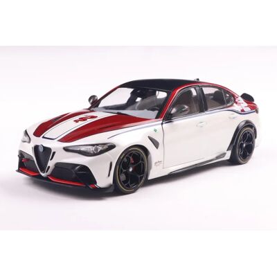 Solido Alfa Romeo Giulia GTA-M Biały Czerwony 1:18 - Miniatura samochód Solido Alfa Romeo Giulia GTA-M Biały Czerwony 1:18 - Miniatura samochód