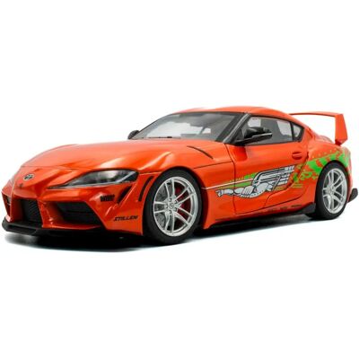 Solido Toyota GR Supra Orange 2024 - Voiture miniature - Publicité Solido Toyota GR Supra Orange 2024 - Voiture miniature - Publicité