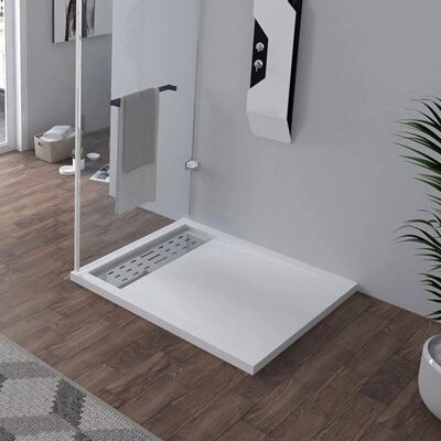 Distribain - ALICANTE - Blanc - 100x90 cm - Shower tray - Publicité Distribain - ALICANTE - Blanc - 100x90 cm - Shower tray - Publicité