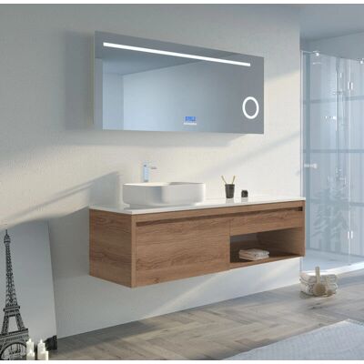 Distribain - MAZARA 1600 - 160cm - 2 tiroirs - Meuble salle de bain - Publicité Distribain - MAZARA 1600 - 160cm - 2 tiroirs - Meuble salle de bain - Publicité
