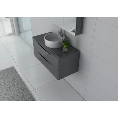Distribain - TERRANOVA 1000 - Gris taupe - Meuble salle de bains - Publicité Distribain - TERRANOVA 1000 - Gris taupe - Meuble salle de bains - Publicité