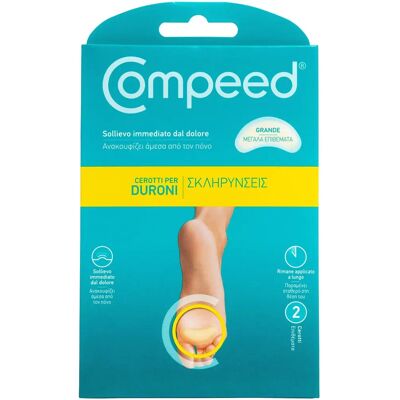 Cerotti per Duroni Grande Compeed - Sollievo Immediato - 2 Confezioni Cerotti per Duroni Grande Compeed - Sollievo Immediato - 2 Confezioni