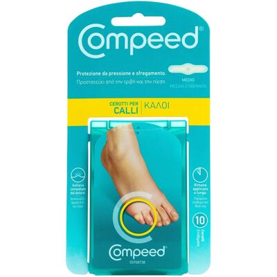 Compeed Callos Moyen - Pansements Hydrocolloïdes - 10 pcs Compeed Callos Moyen - Pansements Hydrocolloïdes - 10 pcs