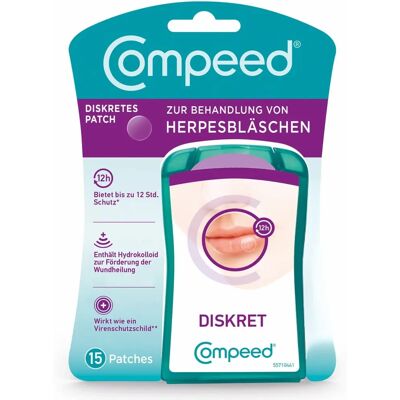 COMPEED Herpesbläschen Patch - Diskret, Wasserfest - Medizinischer Pflaster COMPEED Herpesbläschen Patch - Diskret, Wasserfest - Medizinischer Pflaster
