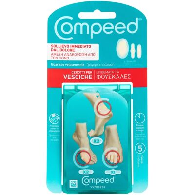 Cerotti Compeed Vesciche Misto 5 Pezzi - Cerotto Cerotti Compeed Vesciche Misto 5 Pezzi - Cerotto