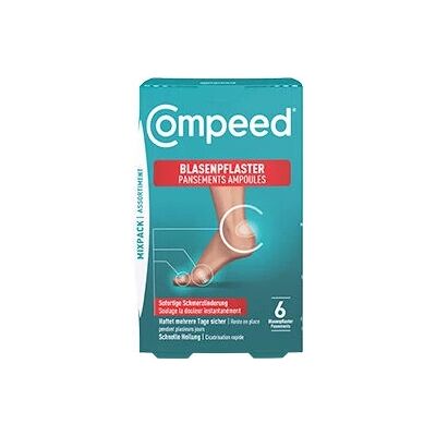 Compeed Pansement pour Cloques – Hydrocolloïde, Imperméable, 6 pcs Compeed Pansement pour Cloques – Hydrocolloïde, Imperméable, 6 pcs