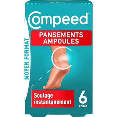 Compeed - Pansements Ampoules Moyen - 6 pcs Compeed - Pansements Ampoules Moyen - 6 pcs