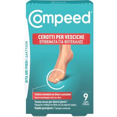 Cerotti per Vesciche Compeed - 9 Pezzi - Cura delle Vesciche Cerotti per Vesciche Compeed - 9 Pezzi - Cura delle Vesciche
