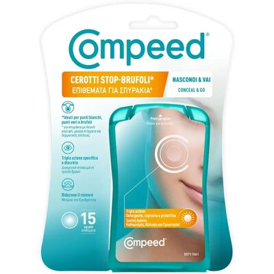 Cerotti idrocolloidi Compeed - Coprenti brufoli - 15 pezzi Cerotti idrocolloidi Compeed - Coprenti brufoli - 15 pezzi