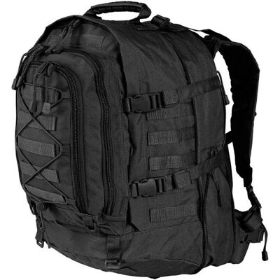 Sac à dos modulaire noir Ares 45/60L - Publicité Sac à dos modulaire noir Ares 45/60L - Publicité