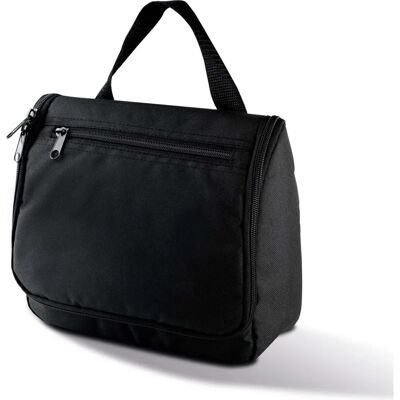 Kimood Polyester Necessär - 23x19x8 - Schwarz - Reiseaccessoire Kimood Polyester Necessär - 23x19x8 - Schwarz - Reiseaccessoire