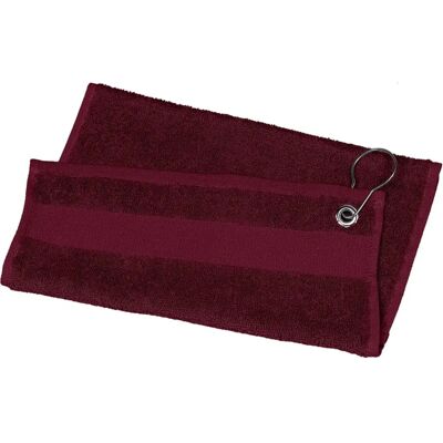 Kariban Golftowel - 30x50cm - Rood Kariban Golftowel - 30x50cm - Rood