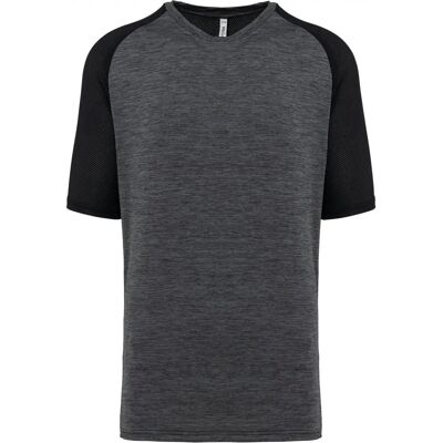 Proact PA4030 - Noir/Gris Foncé Raglan T-shirt - Padel - Publicité Proact PA4030 - Noir/Gris Foncé Raglan T-shirt - Padel - Publicité