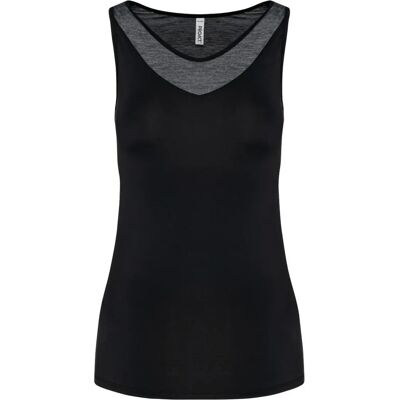 Proact Damen Tanktop Zweifarbig Schwarz - Größe L Proact Damen Tanktop Zweifarbig Schwarz - Größe L