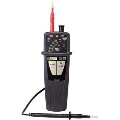 Testeur de tension Chauvin Arnoux C.A 742 IP2X - IP2X, CAT IV, Acoustique - Publicité Testeur de tension Chauvin Arnoux C.A 742 IP2X - IP2X, CAT IV, Acoustique - Publicité