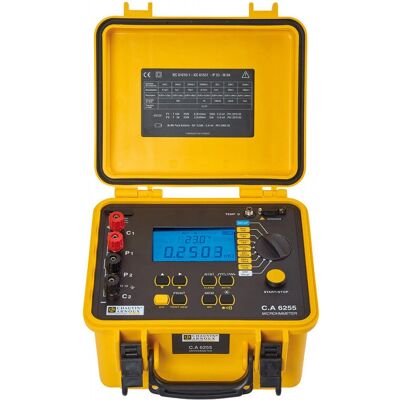 Micro-Ohmmètre Chauvin Arnoux CA 6255 - Mesure de Résistance de Haute Précision - Publicité Micro-Ohmmètre Chauvin Arnoux CA 6255 - Mesure de Résistance de Haute Précision - Publicité