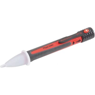 Multimetrix VT 12 Kontaktlös spänningsprovare - Fasen detektering, LED ficklampa Multimetrix VT 12 Kontaktlös spänningsprovare - Fasen detektering, LED ficklampa