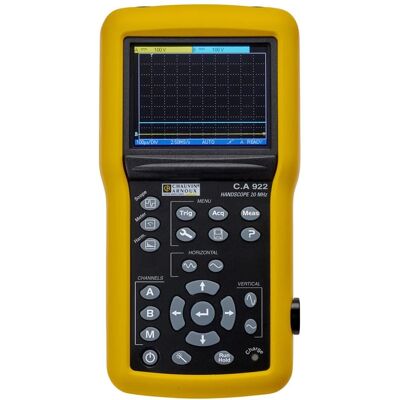 Chauvin Arnoux C.A 922 Oszilloskop - 20 MHz, 2 Kanäle, Tragbar Chauvin Arnoux C.A 922 Oszilloskop - 20 MHz, 2 Kanäle, Tragbar