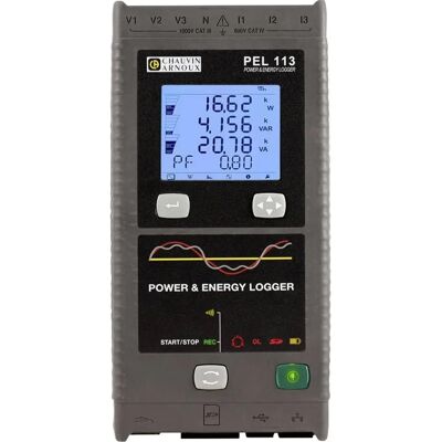 Chauvin Arnoux PEL 113 Nätverksanalysator - Trefasig energimätning Chauvin Arnoux PEL 113 Nätverksanalysator - Trefasig energimätning