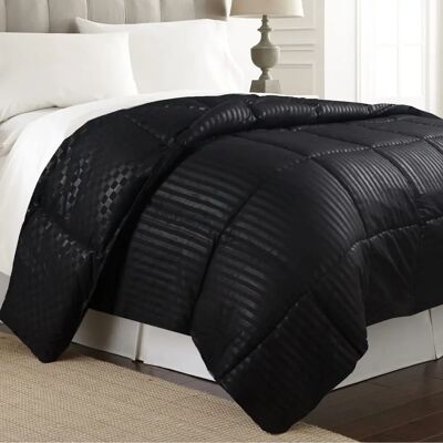 Duvet Satin Luxe Sampur - Hypoallergénique, Réversible, 140x200cm - Publicité Duvet Satin Luxe Sampur - Hypoallergénique, Réversible, 140x200cm - Publicité