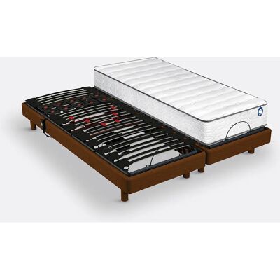 BULTEX - Relax-set with motorized bed frame - Rojo cereza - Bed set with motorized frame BULTEX - Relax-set with motorized bed frame - Rojo cereza - Bed set with motorized frame