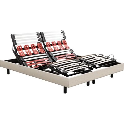 Base électrique relaxation beige Epeda - Sommier électrique Base électrique relaxation beige Epeda - Sommier électrique