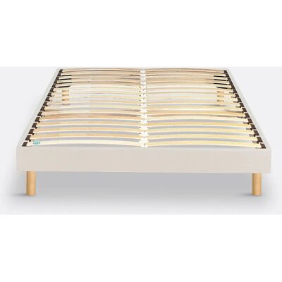 Base letto Self Kit di Mérinos - Listelli in Legno, Telaio in Acciaio Rinforzato, Facile da Montare Base letto Self Kit di Mérinos - Listelli in Legno, Telaio in Acciaio Rinforzato, Facile da Montare