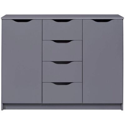 Altobuy JENNY - Commode 3 Tiroirs Blanc - Publicité Altobuy JENNY - Commode 3 Tiroirs Blanc - Publicité