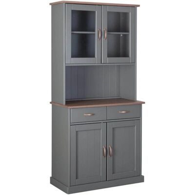 Altobuy Melina - Buffet - Style rustique - 4 portes - Publicité Altobuy Melina - Buffet - Style rustique - 4 portes - Publicité