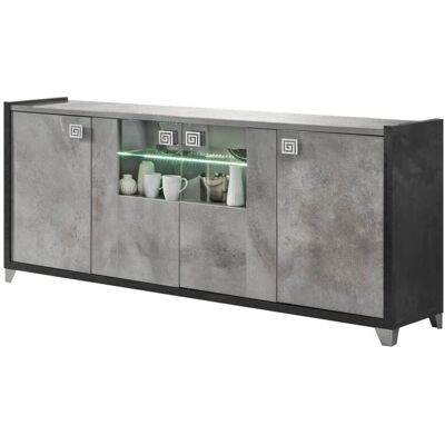 Altobuy - HOFFMAN - Gris Béton - 190x47 - Sideboard - Publicité Altobuy - HOFFMAN - Gris Béton - 190x47 - Sideboard - Publicité