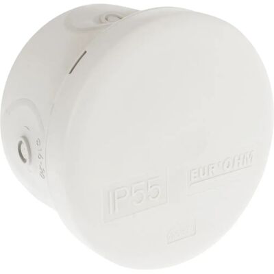 EUROHM - EUR50031 - Ø60mm - IP55 - Boîte de jonction - Publicité EUROHM - EUR50031 - Ø60mm - IP55 - Boîte de jonction - Publicité