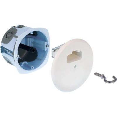Eur'Ohm Eur53060 - Boîte Centrale - Diamètre 67 mm - Facile à Installer - Publicité Eur'Ohm Eur53060 - Boîte Centrale - Diamètre 67 mm - Facile à Installer - Publicité