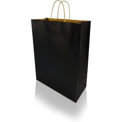 Borsa di carta ecologica 220x330mm base 100mm M - Borsa shopping Borsa di carta ecologica 220x330mm base 100mm M - Borsa shopping