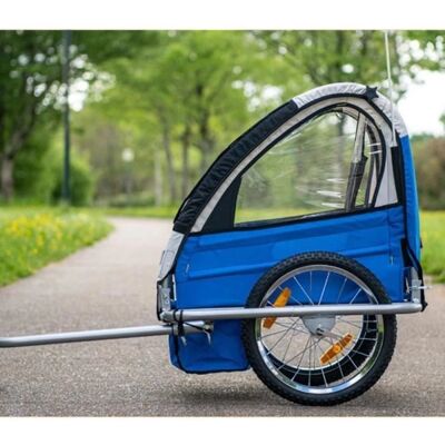 Remorque pour enfants OPTIMIZ à 2 roues - Modèle L60Xl40Xh56 - Publicité Remorque pour enfants OPTIMIZ à 2 roues - Modèle L60Xl40Xh56 - Publicité