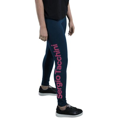 Sergio Tacchini Modèle - Bleu - Leggings - Publicité Sergio Tacchini Modèle - Bleu - Leggings - Publicité