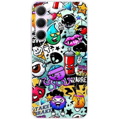 1001coques - Samsung Galaxy A55 5G Graffiti 2 - Silicone - Étui - Publicité 1001coques - Samsung Galaxy A55 5G Graffiti 2 - Silicone - Étui - Publicité