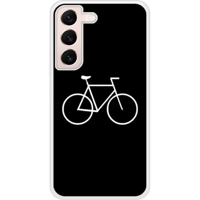 Coque en silicone 1001coques pour Samsung Galaxy S22 - Vélo Hipster - Publicité Coque en silicone 1001coques pour Samsung Galaxy S22 - Vélo Hipster - Publicité