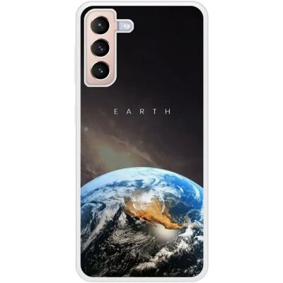 Coque en Silicone 1001coques Galaxy S21 Plus Earth - Publicité Coque en Silicone 1001coques Galaxy S21 Plus Earth - Publicité