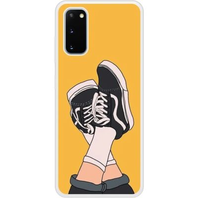 Coque en silicone renforcée pour Samsung Galaxy S20 - Etui téléphone - Publicité Coque en silicone renforcée pour Samsung Galaxy S20 - Etui téléphone - Publicité