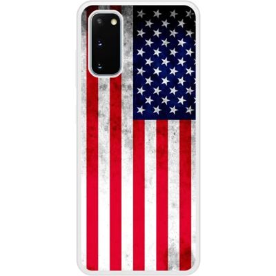 1001coques Samsung Galaxy S20 Drapeau USA - Coque - Publicité 1001coques Samsung Galaxy S20 Drapeau USA - Coque - Publicité