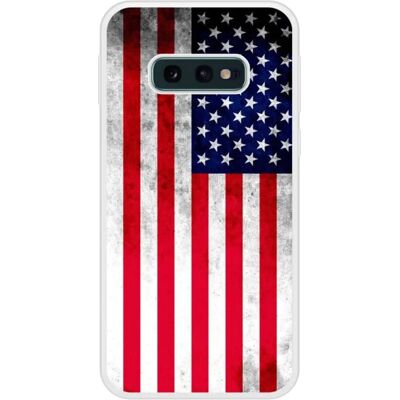 Coque en silicone 1001coques Galaxy S10e Drapeau USA - Publicité Coque en silicone 1001coques Galaxy S10e Drapeau USA - Publicité